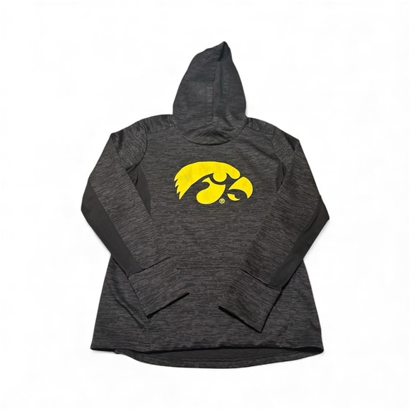 Fanatics Tops - Fanatics Iowa Hawkeyes Black Hoodie with White Logo